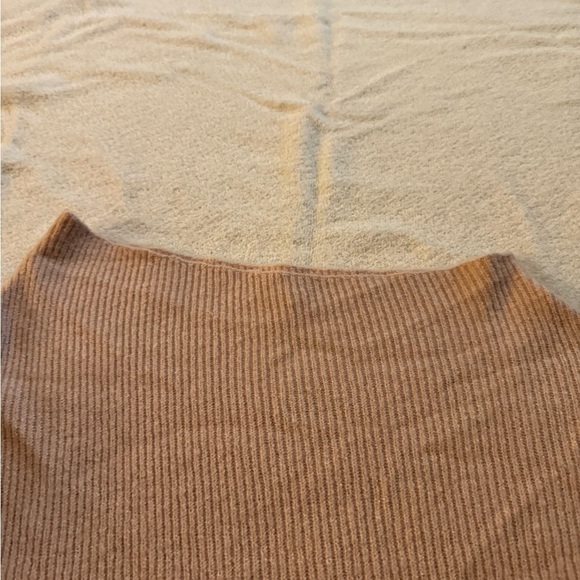 Treasure & Bond Ribbed One Shoulder Sweater - light pink - Picture 3 of 5